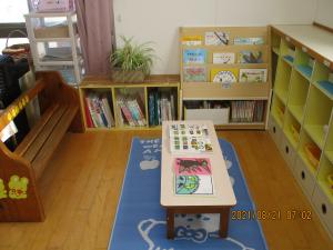 たいようぐみ絵本コーナー