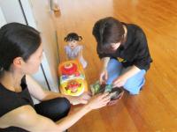 マスコット配り