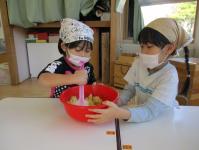 ４歳児　クッキング