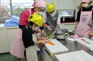 親子の料理教室③
