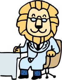 らいおんのお医者さんイラスト