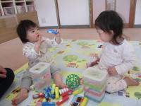 こいのぼりでぽっとん遊び