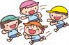 走る　イラスト