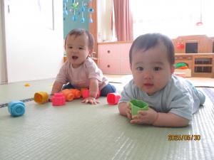 0歳児保育室