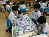 お正月遊び　みんなですごろくもしたよ