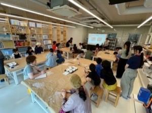 金継ぎワークショップの様子