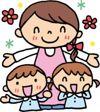 保育士と子どもイラスト