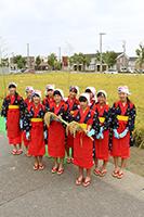 献穀田御抜穂式の様子22日の画像